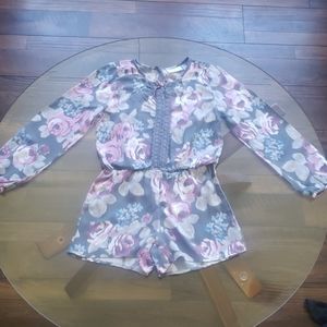 Super cute floral romper